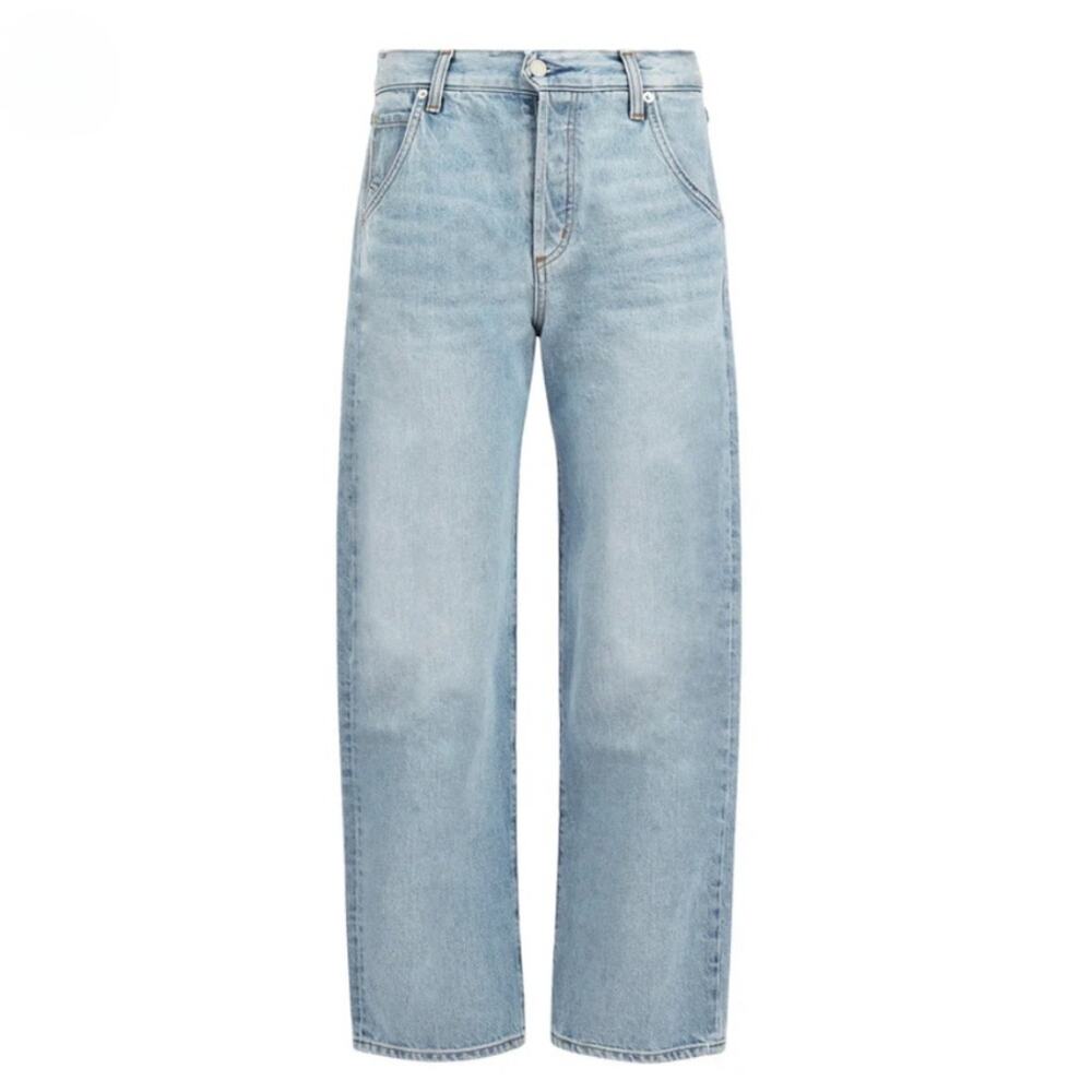 AG Adriano Goldschmied Mantra Barrel Wide Leg Jeans White Bull Denim Sirocco 29 - Picture 10 of 11